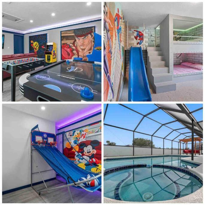 13 Mins From Disney Arcade, Private Pool, & Themed Rooms Orlando Ngoại thất bức ảnh